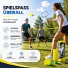 5x Speedbadminton Federbälle gelb - Badmintonbälle, extra Produktbild-Vorschau 9
