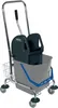 Portarifiuti singolo cromato 1x27l con pressino Anteprima dell’immagine prodotto 1