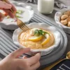 MALACASA porcelánová mísa na koláče, 6dílná mísa na quiche Náhled obrázku produktu 5