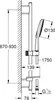 Grohe Brausestangenset Rainshower 130 SA 900mm 3 Podgląd zdjęcia produktu 3