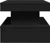Tavolino con luci LED nero 90x50x40 cm Anteprima dell’immagine prodotto 9
