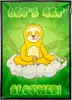 PSYWORK Schwarzlicht Stoffposter Neon "Faultier Joint Produktbild-Vorschau 1