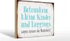 Holzschild Spruch 30x20cm Kinder Leggings sagen Wahrheit Produktbild-Vorschau 2