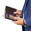 Leder Geldbörse Herren Portemonnaie RFID Hochformat Produktbild-Vorschau 2