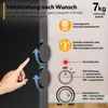 TRESKO® Elektroheizung Schwarz 1500W Glaskonvektor Produktbild-Vorschau 4