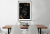 MuchoWow® MuchoWow® Gerahmtes Poster Gorilla - Blumen - Produktbild-Vorschau 4