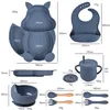 Kindergeschirr-Set Baby-Teller 8-teiliges Set Kinderteller Produktbild-Vorschau 2