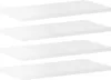 vidaXL Bücherregal-Bretter 4 Stk. Hochglanz-Weiß 40x20x1,5 Produktbild-Vorschau 4