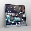 Wanduhr - Quadrat - Glasuhr - Roller Straße - 40x40cm - Produktbild-Vorschau 4