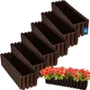 KOTARBAU® 6er Set Blumenkasten Blumentopf 58x18x16 cm Braun Produktbild-Vorschau 1