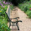 Panchina da giardino 122 cm in legno Anteprima dell’immagine prodotto 9