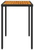 vidaXL Gartentisch mit Akazienholz-Platte 115x54x74 cm Poly Produktbild-Vorschau 5
