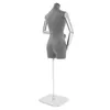 120-210cm Mannequin Femme Réglable Autoportant Gris Forme Voir les images du produit 6