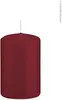 Stumpenkerzen Bordeaux 24 Stück 50x80mm Produktbild-Vorschau 1