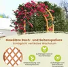 COSTWAY Rose oblúk záhradný oblúk pre popínavé rastliny, Náhľad obrázku produktu 5