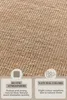 190x280 cm Tappeto Bouclé Juta 105974 Naturale Oro Anteprima dell’immagine prodotto 12