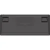 The back of a dark gray mechanical keyboard. Produktbild-Vorschau