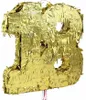 Pignatta numero 18 oro metallizzato 18° compleanno Anteprima dell’immagine prodotto 1
