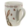 Clayre & Eef Hrnek 350 ml Béžovo-hnědý porcelánový králík Náhled obrázku produktu 2