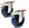 Set di ruote girevoli Wiltec 2x ruote da trasporto Ø125 mm Anteprima dell’immagine prodotto 1