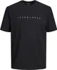 JACK&JONES PLUS JJESTAR JJ TEE SS NOOS PLS Black Produktbild-Vorschau 7