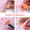 2 Stück A4 Papierschneider, Tragbare Papierschneidemaschine Produktbild-Vorschau 5