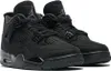 A pair of black Nike Air Jordan 4 Retro sneakers. Náhľad obrázku produktu