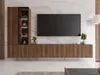 Nábytok do obývačky MEDOXIN - orech / čierny + LED Náhľad obrázku produktu 11