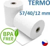 Rotolo per registratori di cassa TERMO 57/40/12 mm (18 m), Anteprima dell’immagine prodotto 1