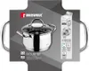 The image shows the packaging of a Bergner Gourmet Line saucepan. Náhľad obrázku produktu