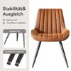 Hawthyhome Chaises de salle à manger, lot de 4 chaises Voir les images du produit 5