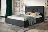 Polsterbett Oslo mit Kopfteil, 200x200 cm, Doppelbett mit Produktbild-Vorschau 2
