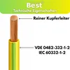 Câble de terre B.E.S.T. H07V-K, 6 mm², vert et jaune, Voir les images du produit 3