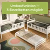 Hochbett 90x200 Etagenbett Kinderbett Jugendbett Stockbett Produktbild-Vorschau 17