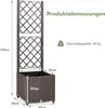Kvetinový box COSTWAY s mriežkou a samozavlažovacím Náhľad obrázku produktu 3