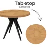 Woonkamer Eettafel VENTO: Ronde tafel, diameter 100 cm, Productafbeelding-voorbeeld 3