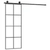 vidaXL Schiebetür mit Beschlag 76x205 cm ESG-Glas & Produktbild-Vorschau 1