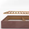 A disassembled bed frame and its slatted base are shown against a white background. Produktbild-Vorschau