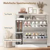 HOMCOM Schuhschrank mit 2 Klappen Schmal Schuhkipper mit Produktbild-Vorschau 4