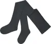 Damen Strumpfhose aus Baumwolle Glatt Unifarben Anthrazit Produktbild-Vorschau 1