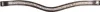 Harry´s Horse Crystal Wave Stirnriemen Silber Cob Silber Produktbild-Vorschau 2