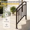 COSTWAY, set van 2 trapleuningen, 96 cm, verstelbaar voor 3 Productafbeelding-voorbeeld 4