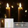 LED Stabkerzen mit Fernbedienung, Flammenlose Tafelkerzen Produktbild-Vorschau 3