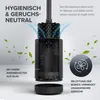 ovimar Toilettenbürste Hugla schwarz matt | Silikon Produktbild-Vorschau 3