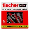 Fischer 25 Stk. Dübel mit Schrauben DUOPOWER 10 x 50 S Produktbild-Vorschau 6