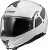 LS2 FF910 ADVANT II SOLID Klapphelm XXL in weiß Produktbild-Vorschau 6