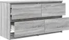 vidaXL TV skříňka šedá Sonoma 100x35x54 cm materiál na bázi Náhled obrázku produktu 5