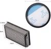 A collage of two vacuum cleaner filters with dimensions indicated. Produktbild-Vorschau