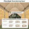Sekey Faltpavillon 3x6 m wasserdicht UV50+ Gartenpavillon Produktbild-Vorschau 4