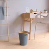 Umbra Abfalleimer Woodrow, Papierkorb, Holz, Schieferblau, Anteprima dell’immagine prodotto 4